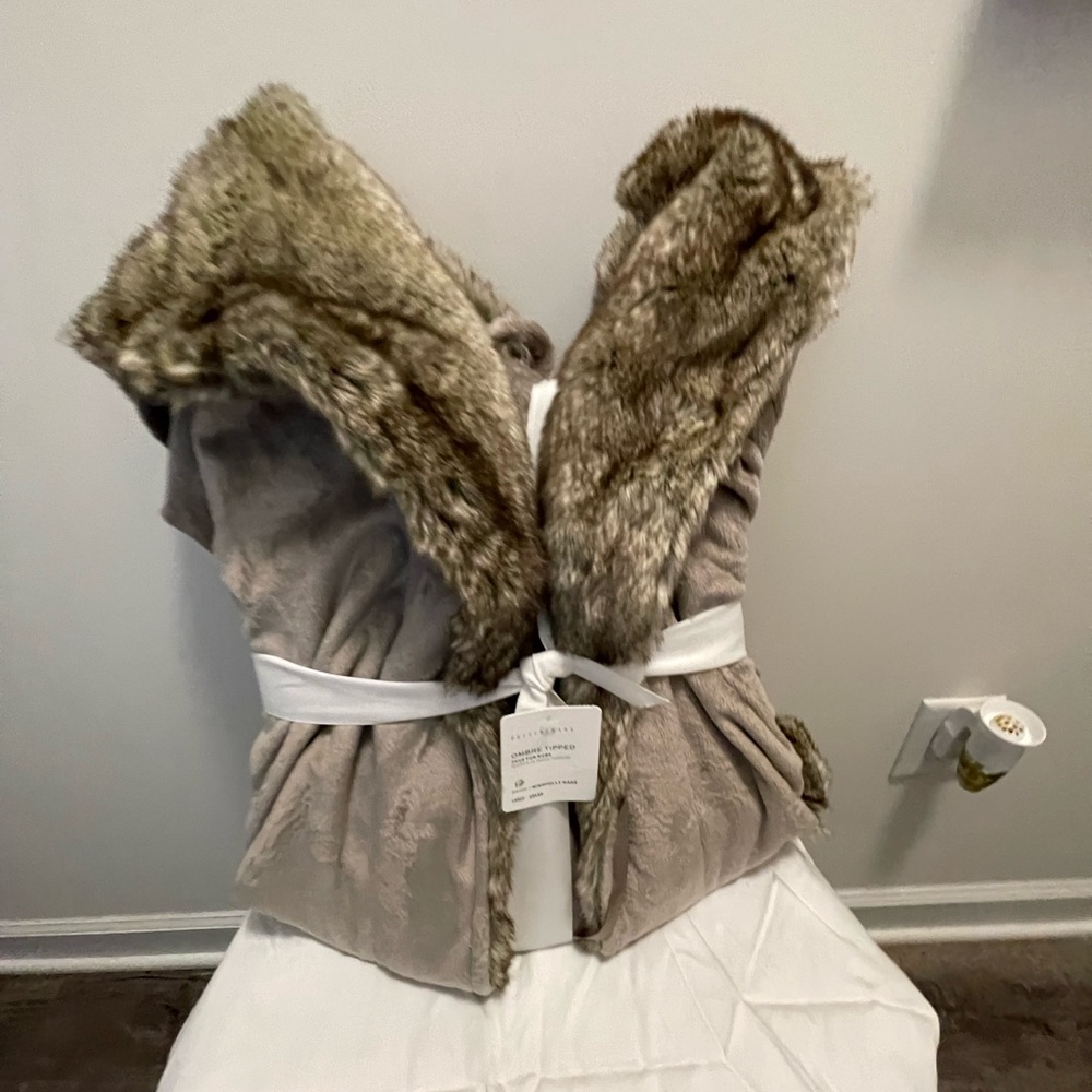 New Pottery Barn winter robe!